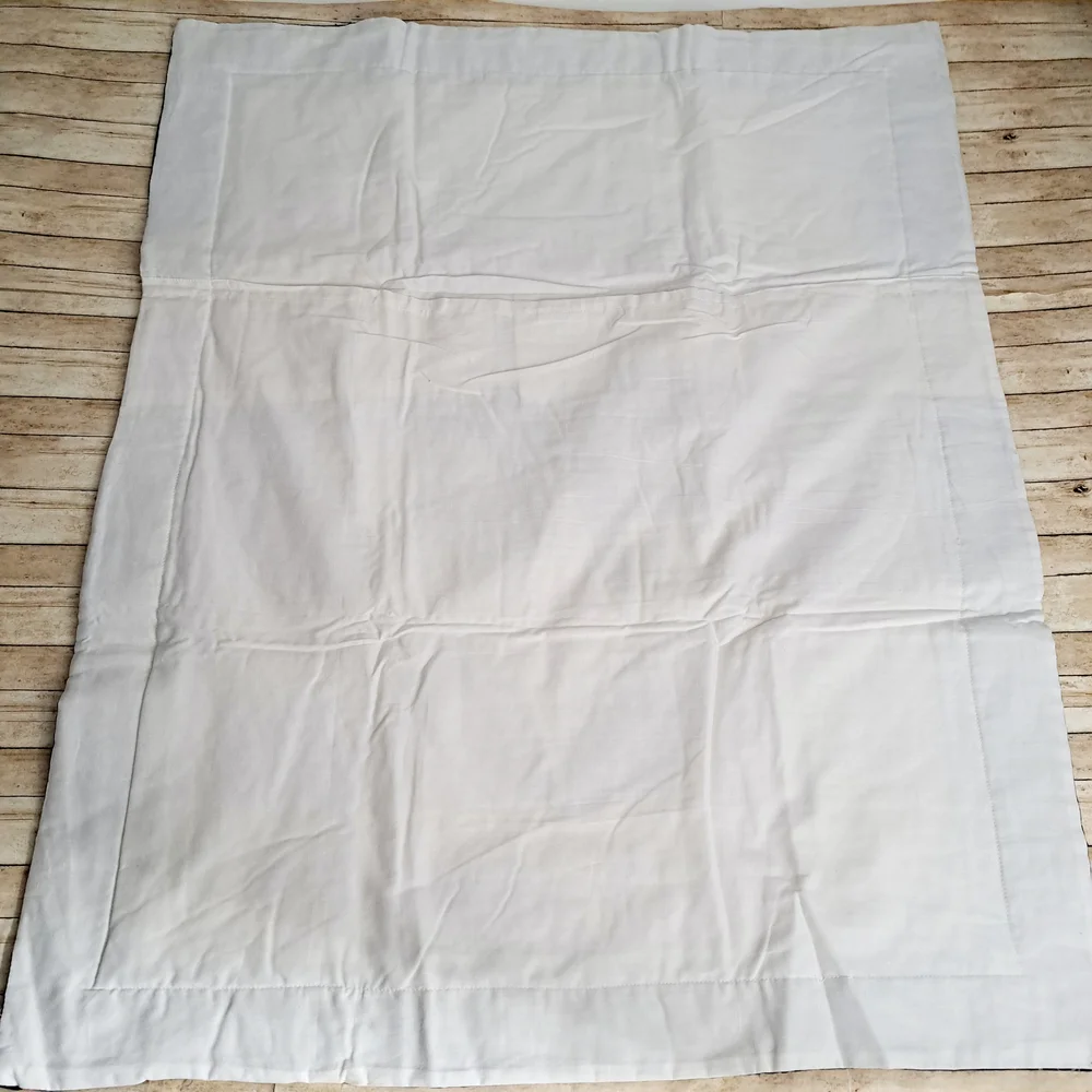 JCPenney Home Collection Cream Quilted & Embroidered Pillow Shams